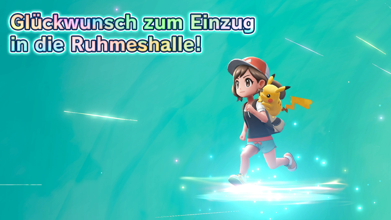[26/11/2018] Wir verewigen uns als Pokémon-Champion in der Ruhmeshalle.