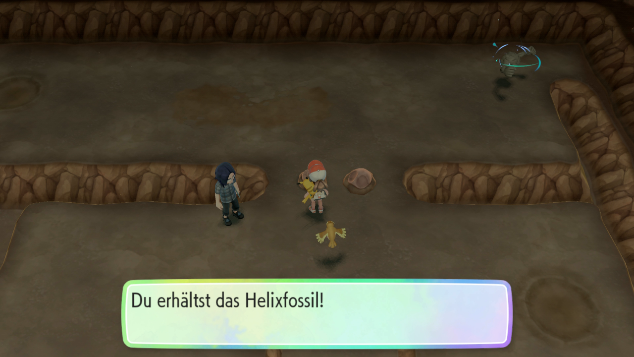 [13/11/2018] Nachdem wir den Tüftler Miguel besiegt haben, dürfen wir eines der Fossile mitnehmen.