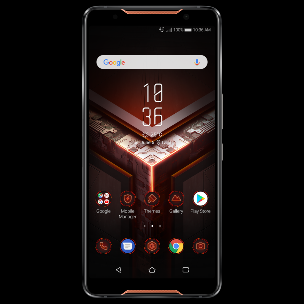 [30/11/2018] Mit dem ROG brachte Asus im November ein dediziertes Gaming-Handy auf den Markt.