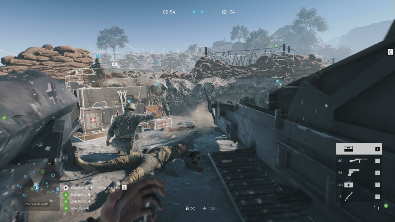 [15/11/2018] In Battlefield 5 können wir auf Knopfdruck Barrikaden errichten und so für zusätzliche Sicherheit vor Snipern sorgen.