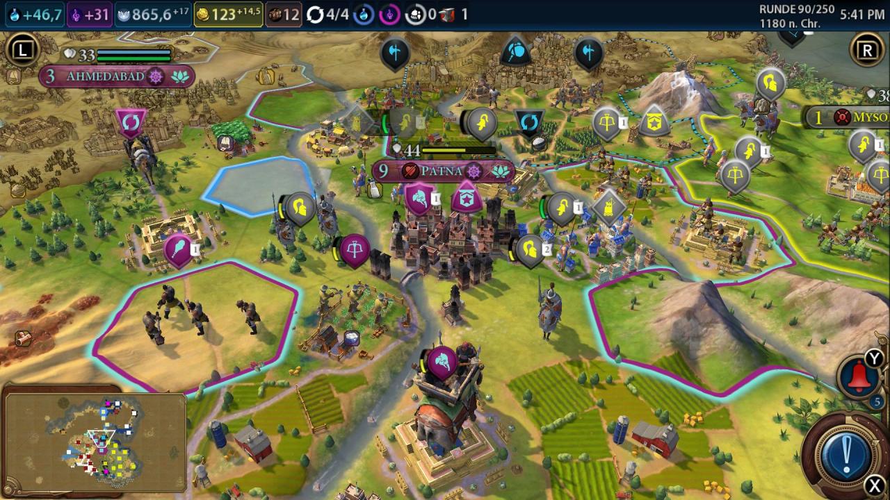 In Civilization 6 führen verschiedene Wege zum Sieg. Kriegsliebende Nationen können ihre Gegenspieler zum Beispiel mit ausreichend Militär erobern - oder es zumindest versuchen.