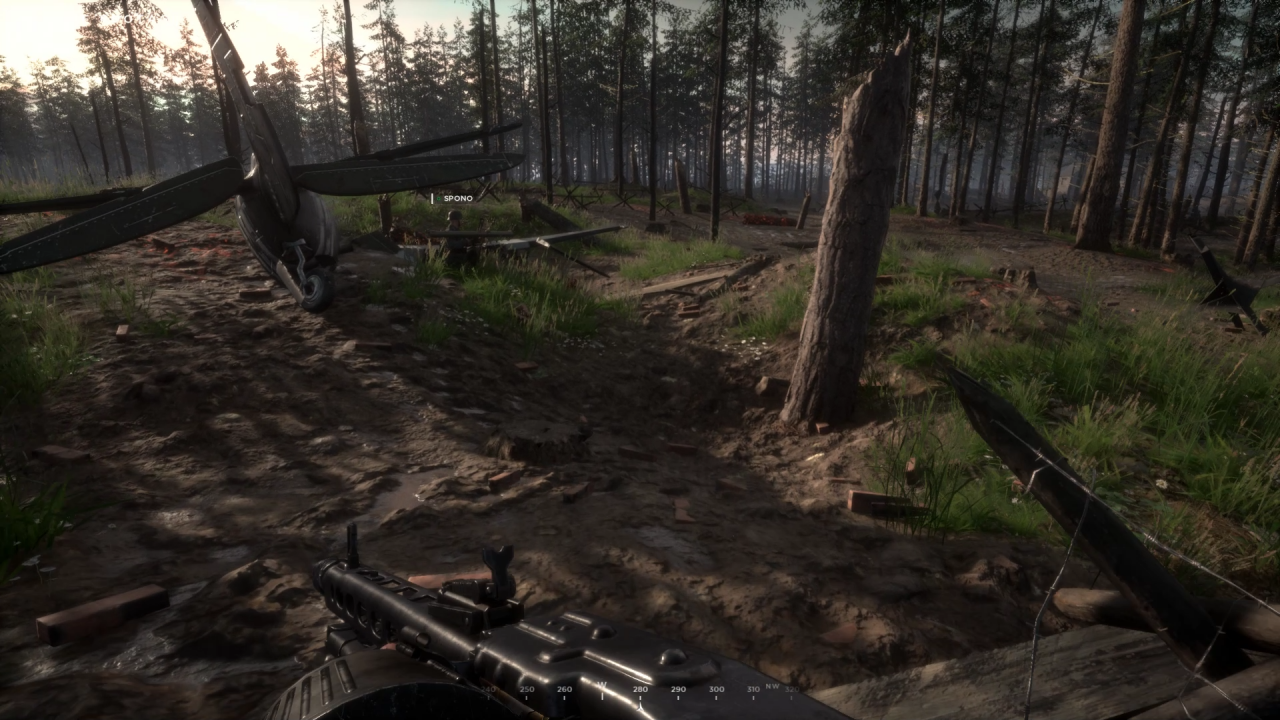 [29/11/2018] Dank Unreal Engine wirkt der Weltkriegs-Shooter grafisch schön.