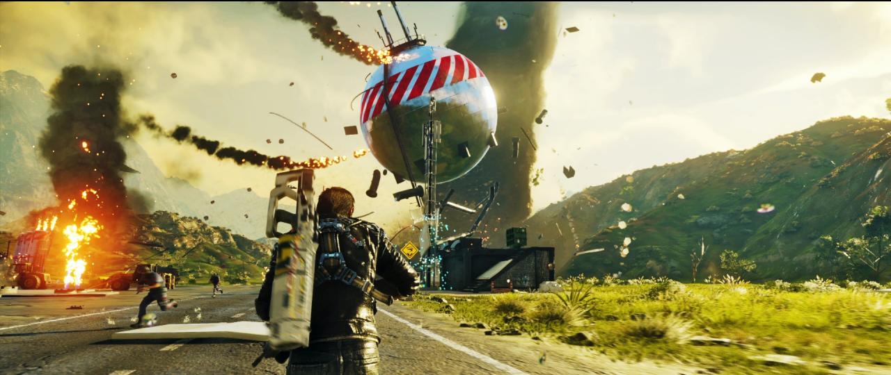 Actionszene in Just Cause 3