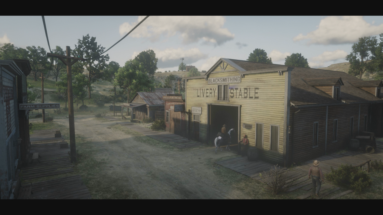 Ställe gibt es in allen größeren Städten in Red Dead Redemption 2.