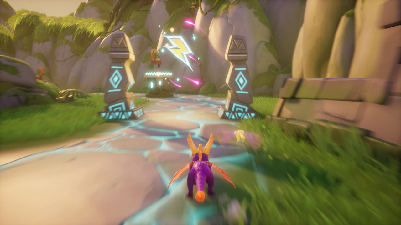 [16/11/2018] Habt ihr in Teil 2 genügend Gegner besiegt, schaltet ihr Tore frei, die Spyro kurzzeitig schneller rennen oder fliegen lassen.