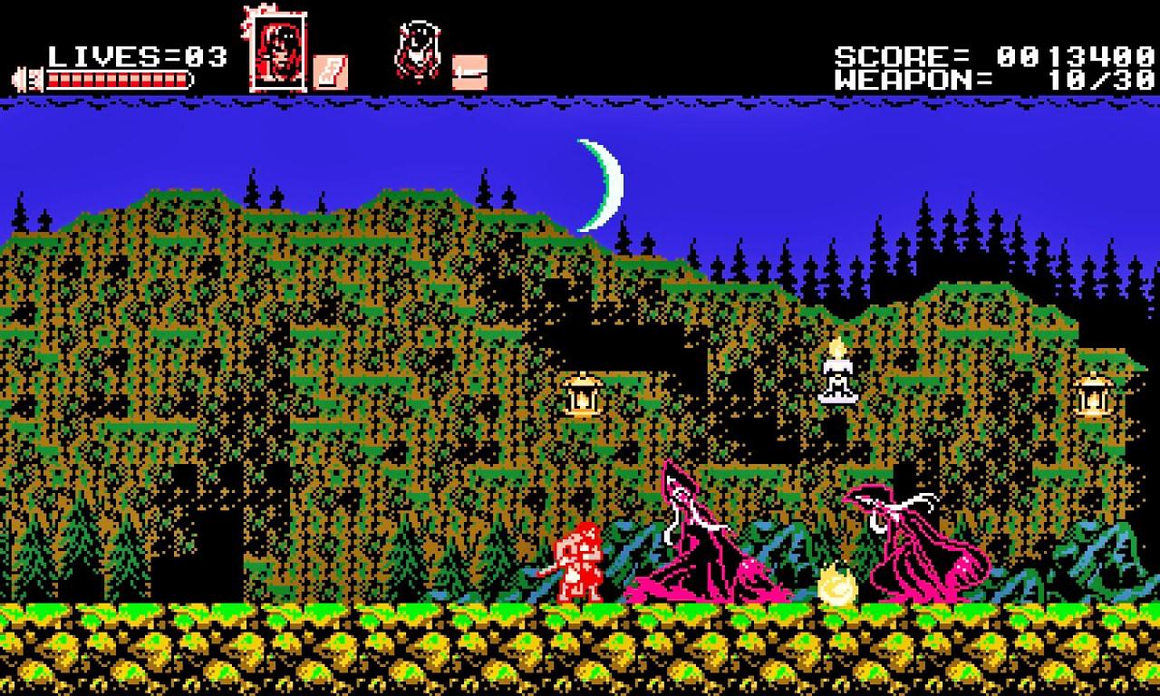 [10/12/2018] Während wir noch ein Weilchen auf das Castlevania-inspirierte Bloodstained: Ritual of the Night warten müssen, spielen wir bereits den gelungenen Ableger Curse of the Moon mit seiner liebevollen NES-Grafik.&nbsp;