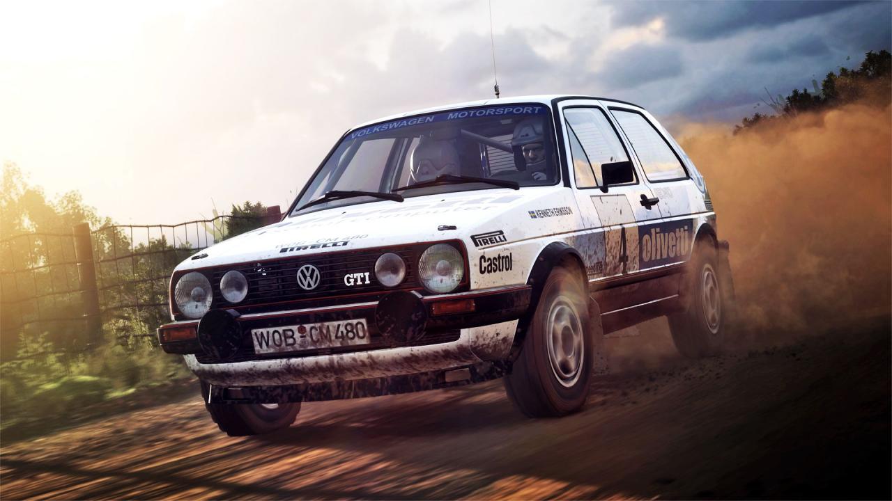 [19/12/2018] Mehr als 50 Fahrzeuge stehen in Dirt Rally 2.0 zur Auswahl, darunter dieser coole Golf GTI aus den 1980ern. Weitere Modelle liefert Codemasters mit der Zeit nach.