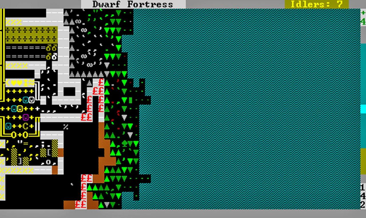 [17/12/2018] Slaves to Armok: God of Blood Chapter II:&nbsp;Dwarf Fortress (2006): Die Fantasy-Simulation Dwarf Fortress für PC und Mac ist nicht im klassischen Sinn schwer, sondern unfassbar komplex. Wer beim Organisieren seiner Zwergenkolonie vorbildlich abschneiden will, sollte viel Geduld mitbringen, denn das Spiel treibt selbst erfahrene Mikromanager an ihre Grenzen.&nbsp;