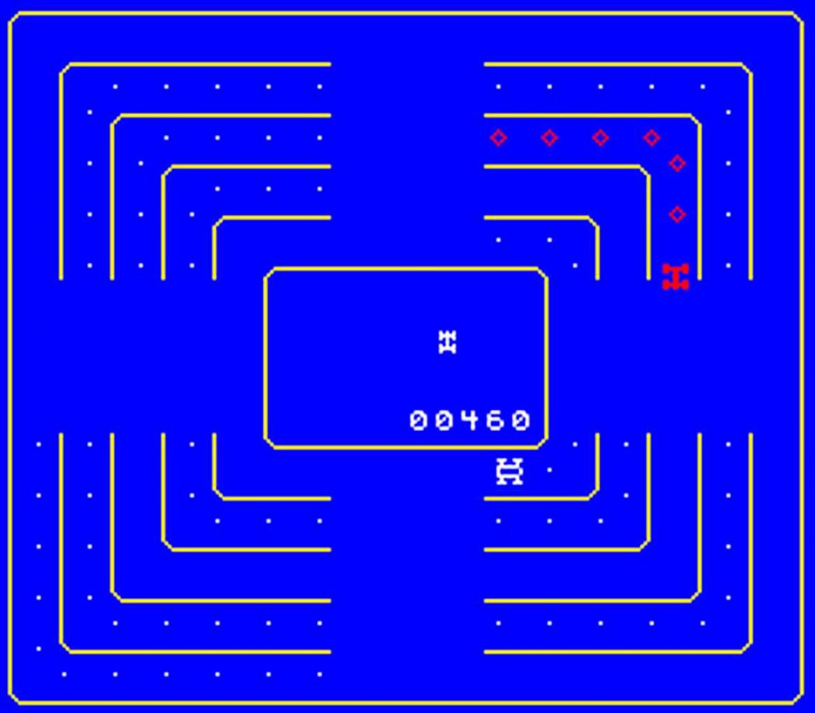 [19/12/2018] Inspiration für Pac-Man (1980): Segas Head On (1979).