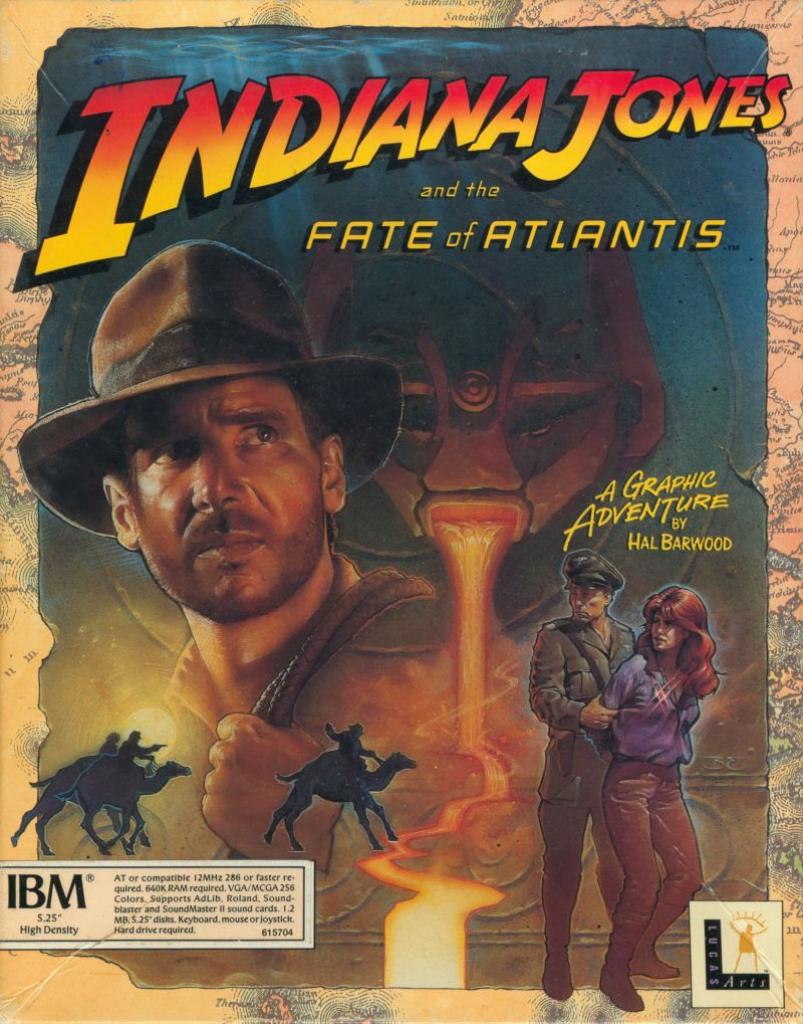 [13/12/2018] 1992 Indiana Jones and the Fate of AtlantisDas zweite Adventure mit Indiana Jones in der Hauptrolle, jedoch mit eigener, filmunabhängiger Geschichte. Ihr könnt auf verschiedene Arten ans Ziel gelangen, etwa über Actionsequenzen und Rätsel oder durch Kooperation mit der Nebendarstellerin Sophia.