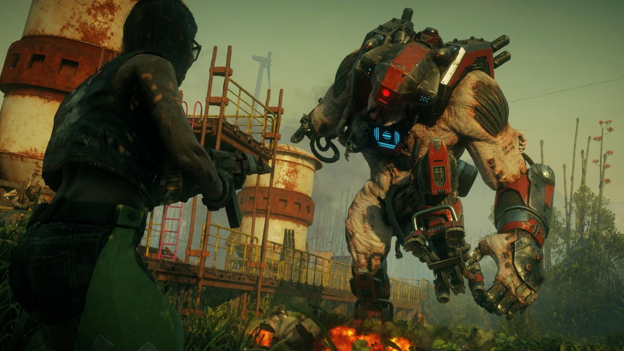 [17/12/2018] Auch in Rage 2 wirft uns die Obrigkeit riesige, technisch aufgemotzte Mutanten entgegen.&nbsp;