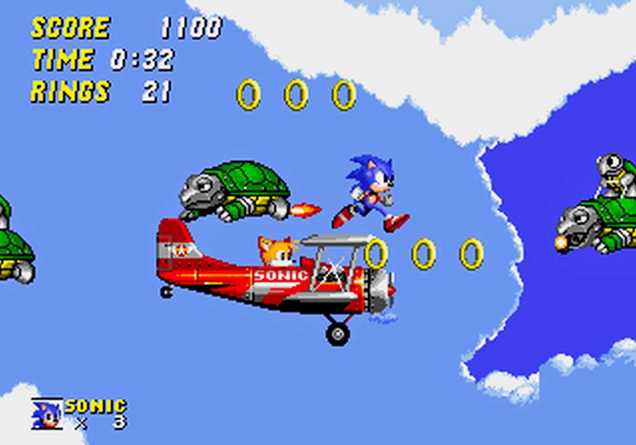 [19/12/2018] In Sonic the Hedgehog 2 (1992) bekam Sonic einen Sidekick und einen Zwei-Spieler-Modus.&nbsp;