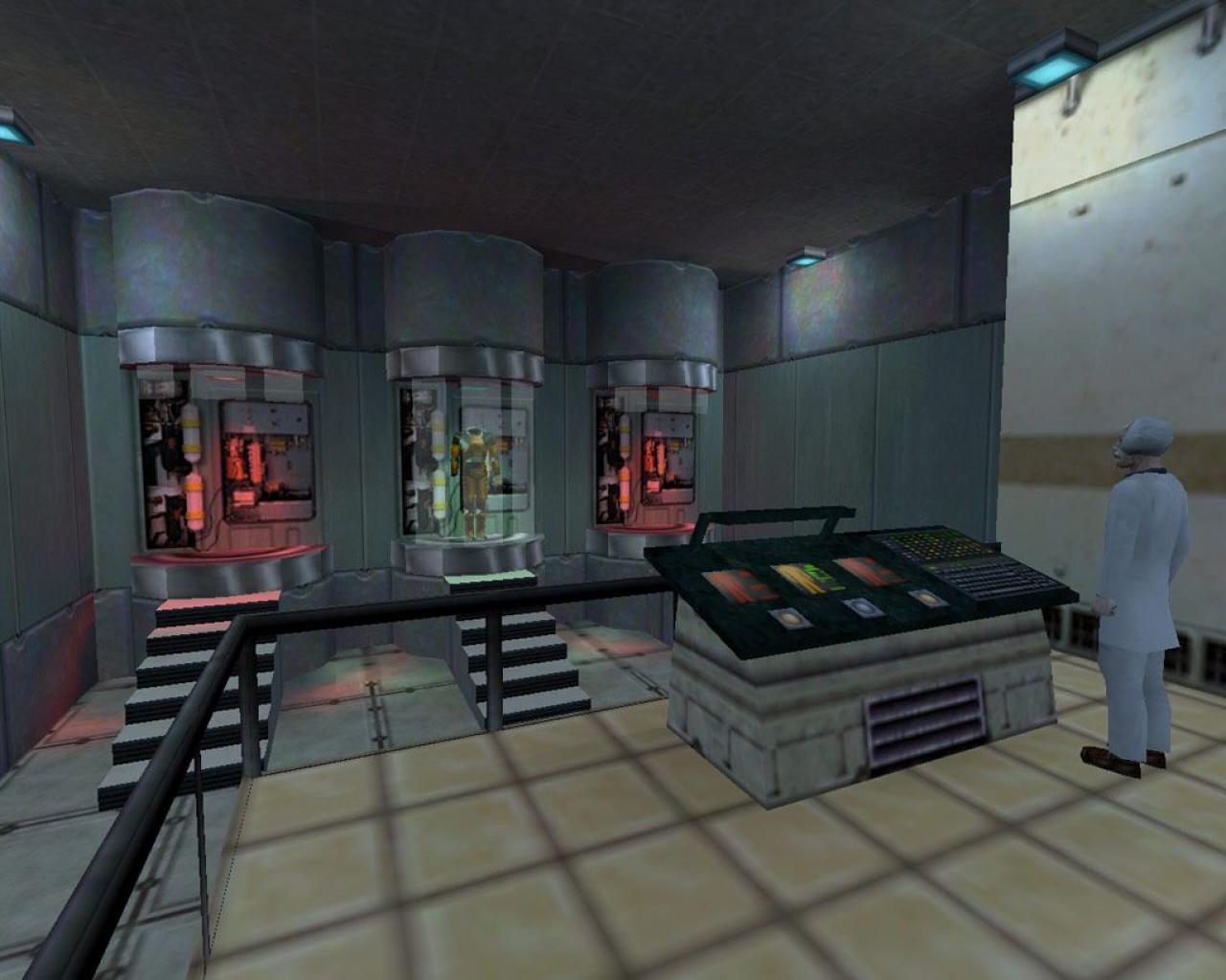 [20/12/2018] Einer der ikonischsten Momente im Spiel: Frisch in Black Mesa angekommen, schlüpfte Freeman in seinen charakteristischen „Hazardous Environment Suit“. Das Abenteuer begann!