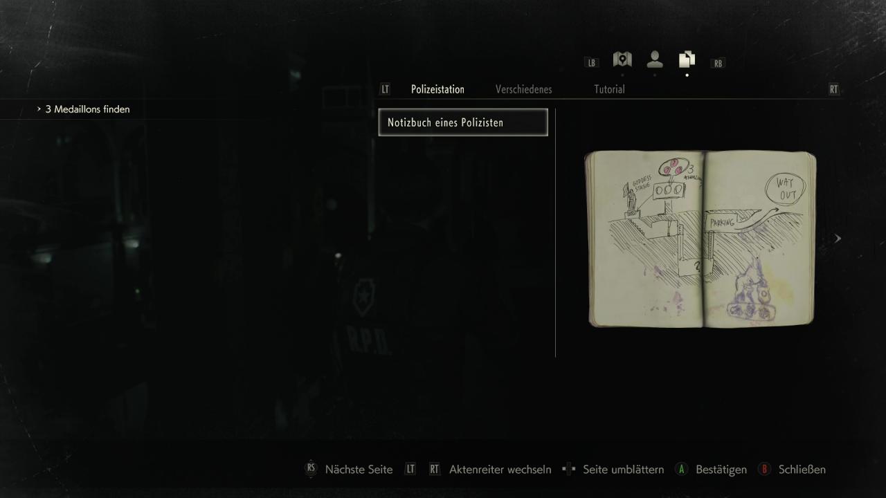 [23/01/2019] Resident Evil 2 Remake - Studiert gefundene Dokumente genau und ihr stoßt auf Lösungen zu den Rätseln und Puzzles.