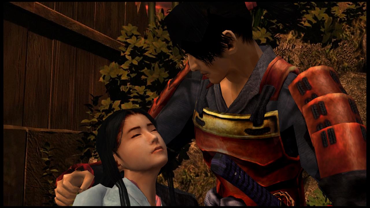[25/01/2019] Noch hält Samanosuke seine Prinzessin Yuki in Händen, bevor sie von einem fetten Dämon entführt wird.&nbsp; (1)