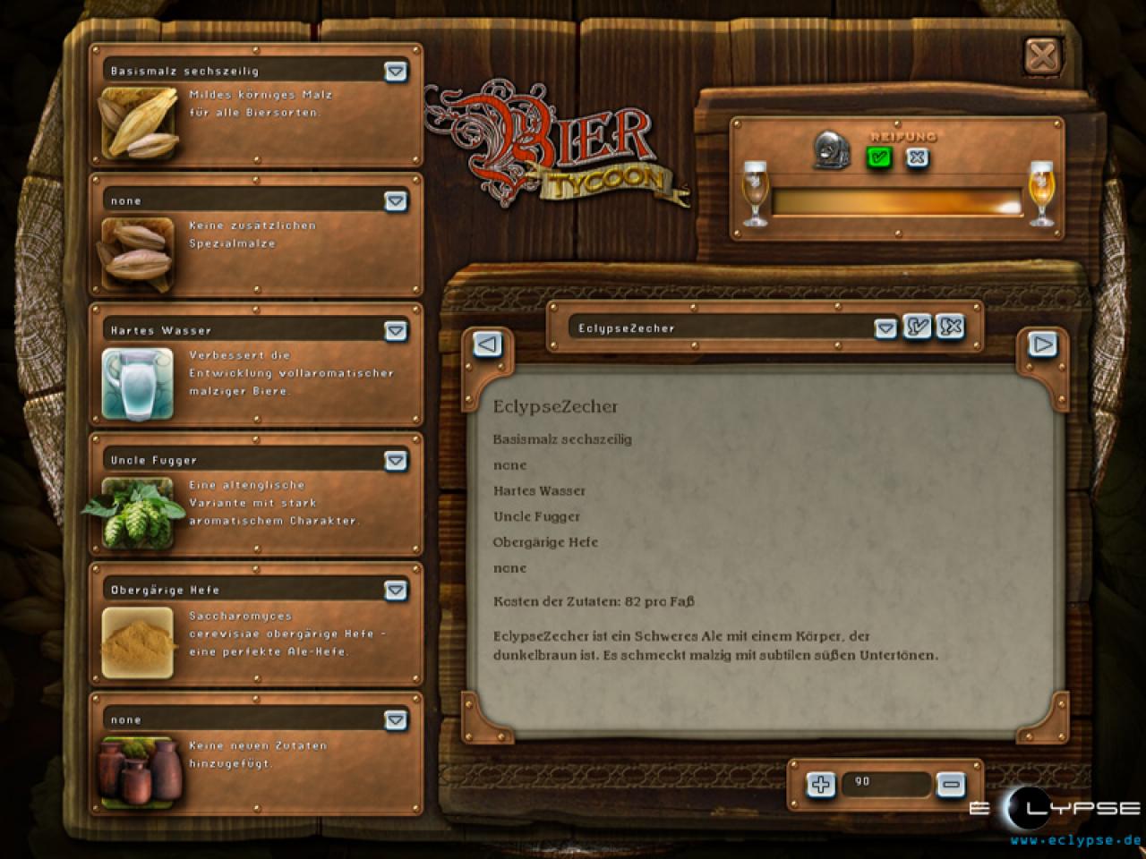 [22/02/2019] Bier Tycoon: Weder Brau- noch Bauansicht machen irgendetwas her.