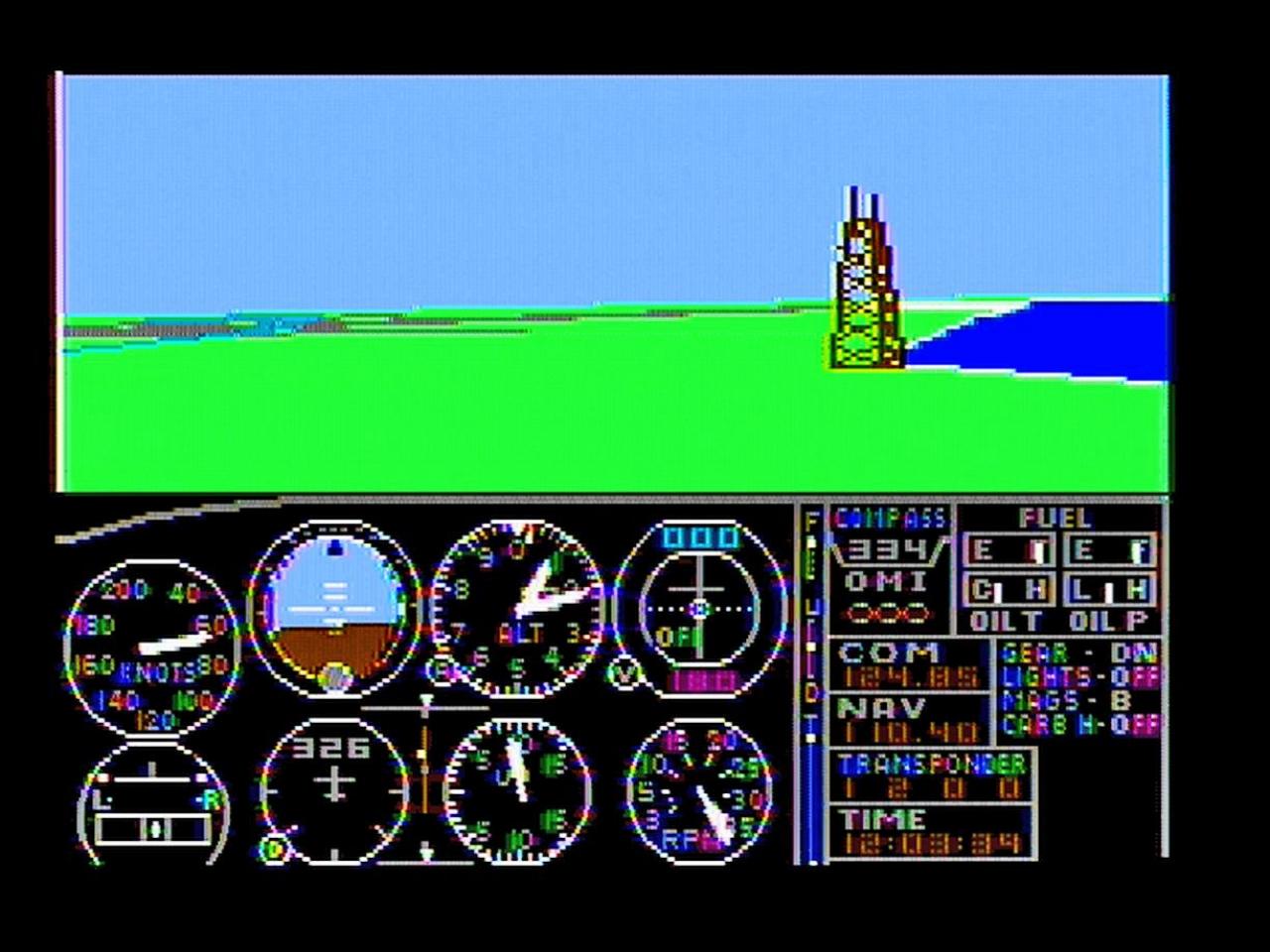 [01/02/2019] Microsoft Flight Simulator 1.0 (1982) diente ursprünglich als Benchmark-Programm. Dann jedoch verliebten sich Hobby-Piloten in die Simulation. Der Rest ist Geschichte.