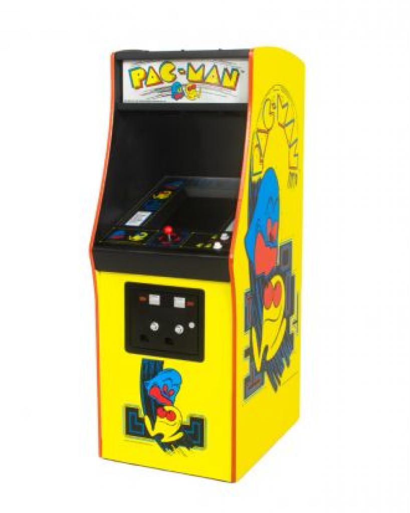 [15/02/2019] Eine komplett spielbare und originalgetreue Replik des PAC-MAN-Spielautomaten im Maßstab 1:4 aus dem Namco-Bandai-Store.