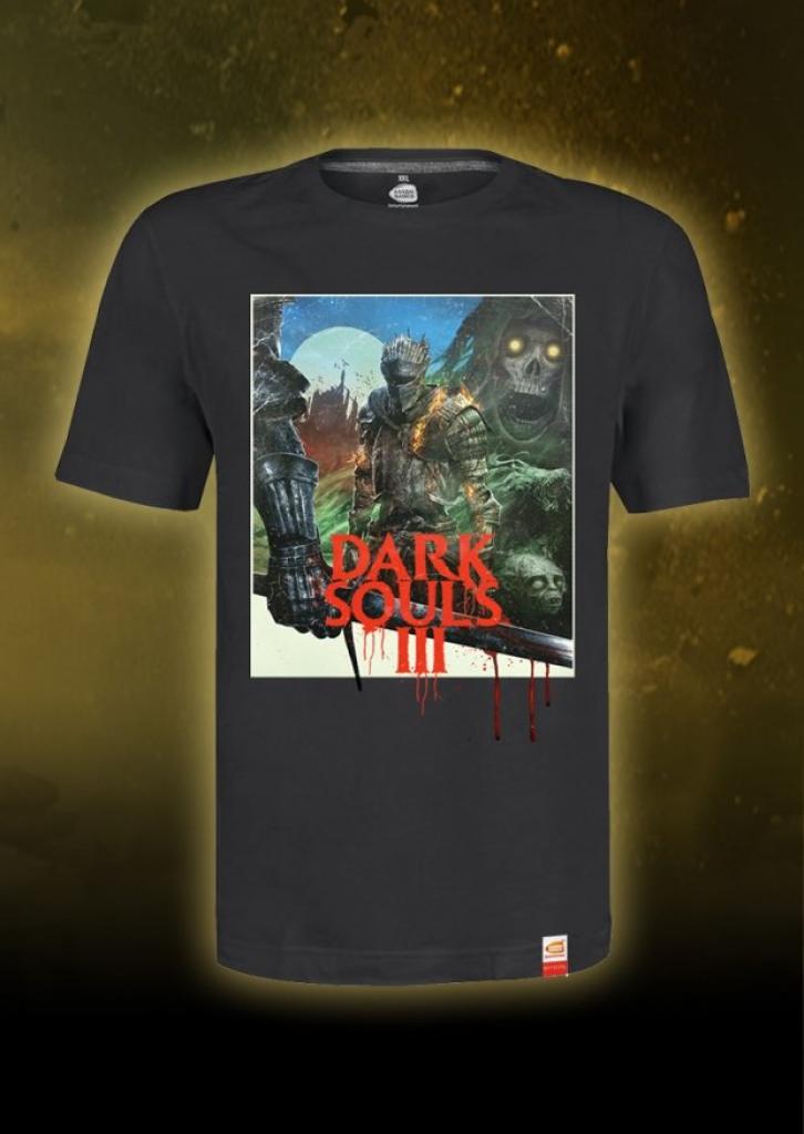 [15/02/2019] T-Shirt mit Dark-Souls-3-Motiv aus dem Namco-Bandai-Fanshop