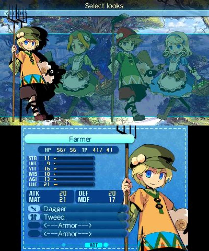 Etrian Odyssey Nexus unterstützende Klassen: Farmer