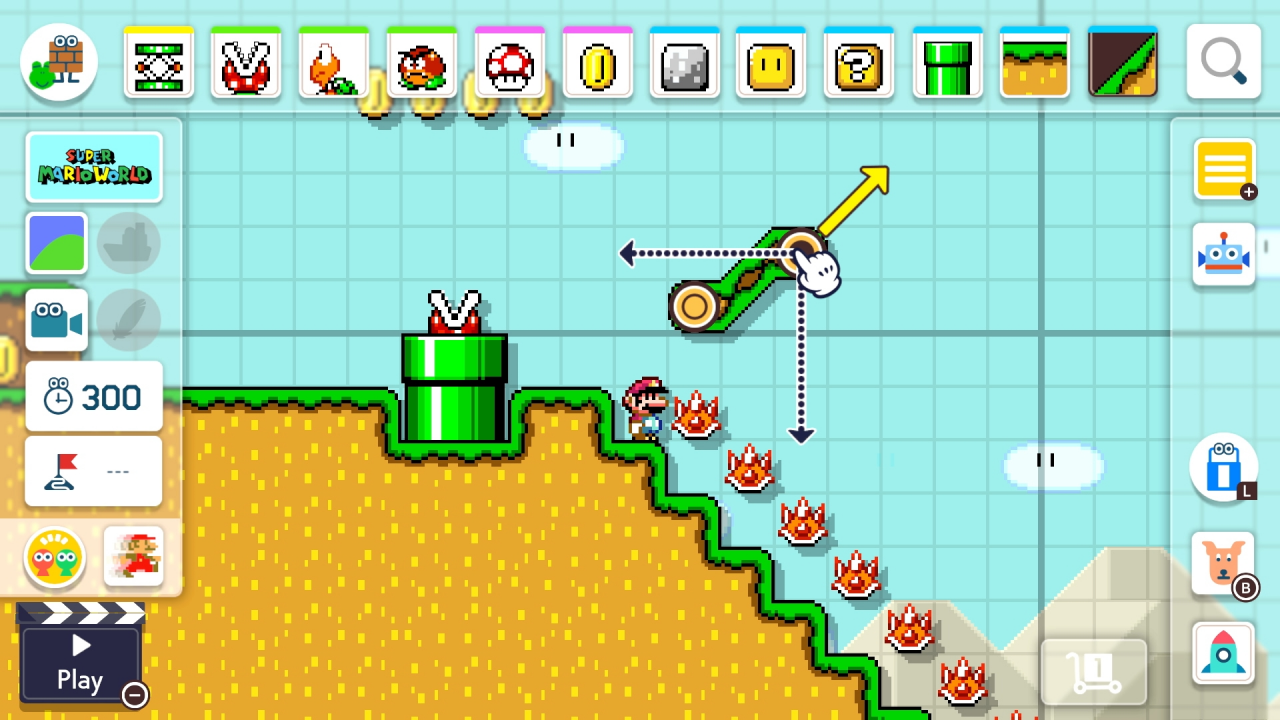 Die Fans haben sich dieses Feature gewünscht und Nintendo kommt dem Wunsch nach: Rampen gehören zu den großen Neuerungen in Super Mario Maker 2!
