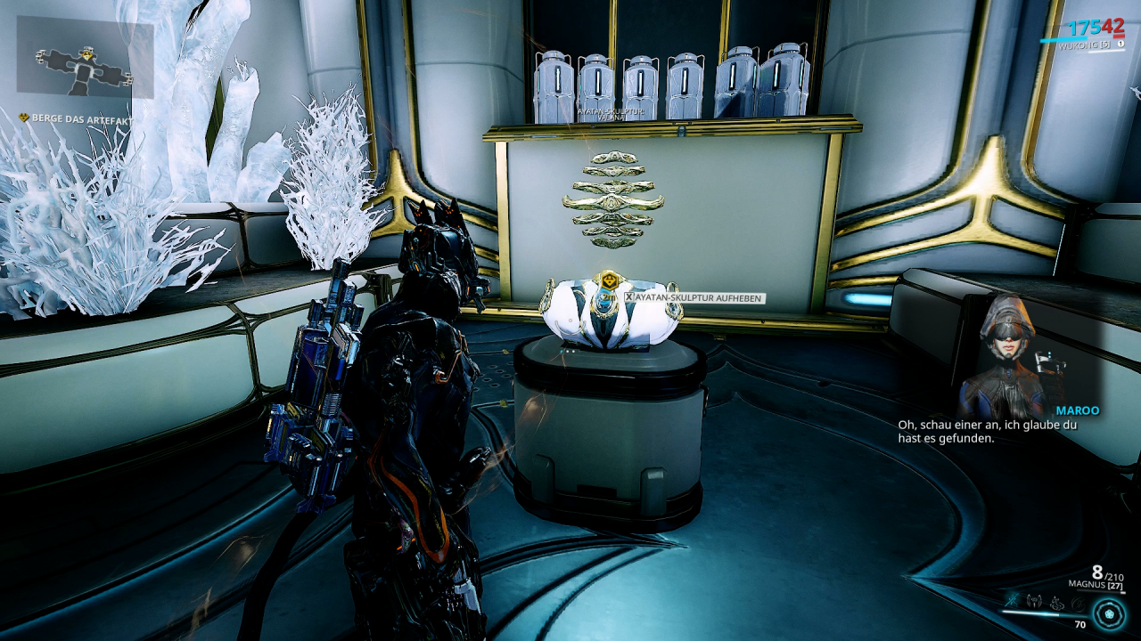 [28/02/2019] Da ist sie ja. Die Ayatan-Skulptur. Sehr gut gemacht, Indi.. äh Tenno!