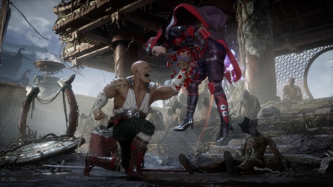 [01/02/2019] Shang Tsungs Inselruine: Beim Detailgrad der Arenen legen die Entwickler nochmals eine Schippe drauf. Mit dem passenden Bildschirm und einer PS4 Pro erstrahlt die Action natürlich in 4K-Auflösung (1)