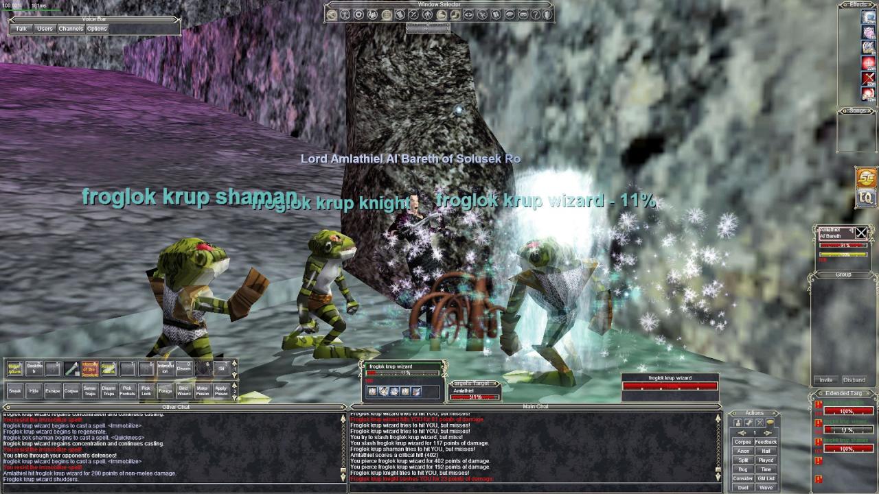 [14/03/2019] Legt man sich als Nahkämpfer ohne Mercenary heutzutage mit zu vielen Gegnern an, führt das nach wie vor zum Tod – Everquest ist zwar leichter geworden, aber beileibe nicht zu leicht.