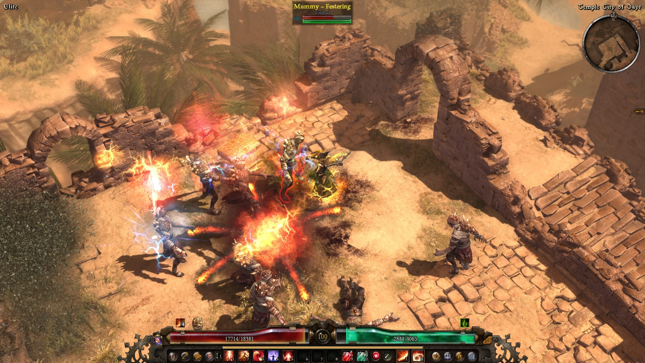 Screenshot aus der zweiten Erweiterung von Grim Dawn: Fallen Gods