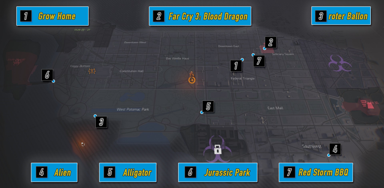 [28/03/2019] Die Fundorte der Eastereggs von The Division 2