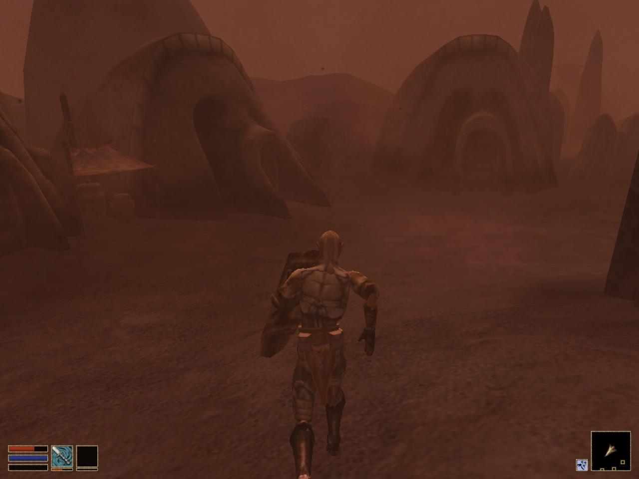 [29/03/2019] Die rauen Sandstürme gehören zu den atmosphärischen Highlights von The Elder Scrolls 3: Morrowind.