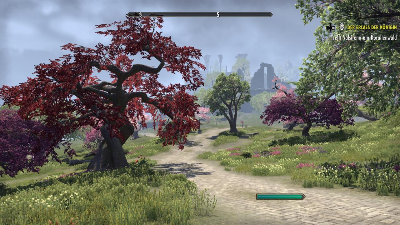 [29/03/2019] Die Insel Sommersend gefällt in The Elder Scrolls Online vor allem dank ihrer bunten Flora.