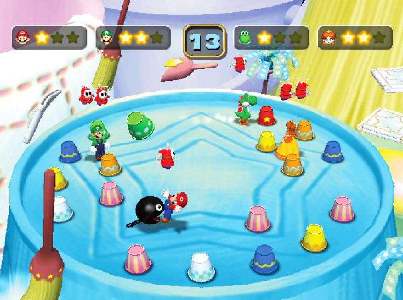 [08/03/2019] Die Minispiele aus Mario Party 5 für Gamecube sind Spielspaß pur. Grafisch tut sich im Vergleich zum Vorgängerspiel jedoch kaum etwas.
