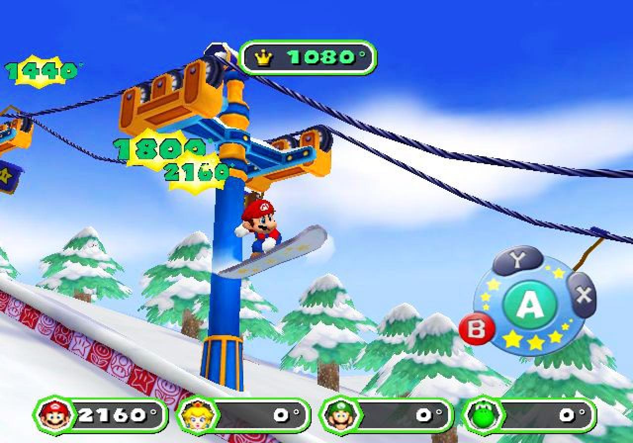 [08/03/2019] Ob Hinterhof-Basketball, Baseball oder Snowboard: Auch Sportarten kommen bei Mario Party (hier ein Screenshot aus Teil 6) nicht zu kurz.