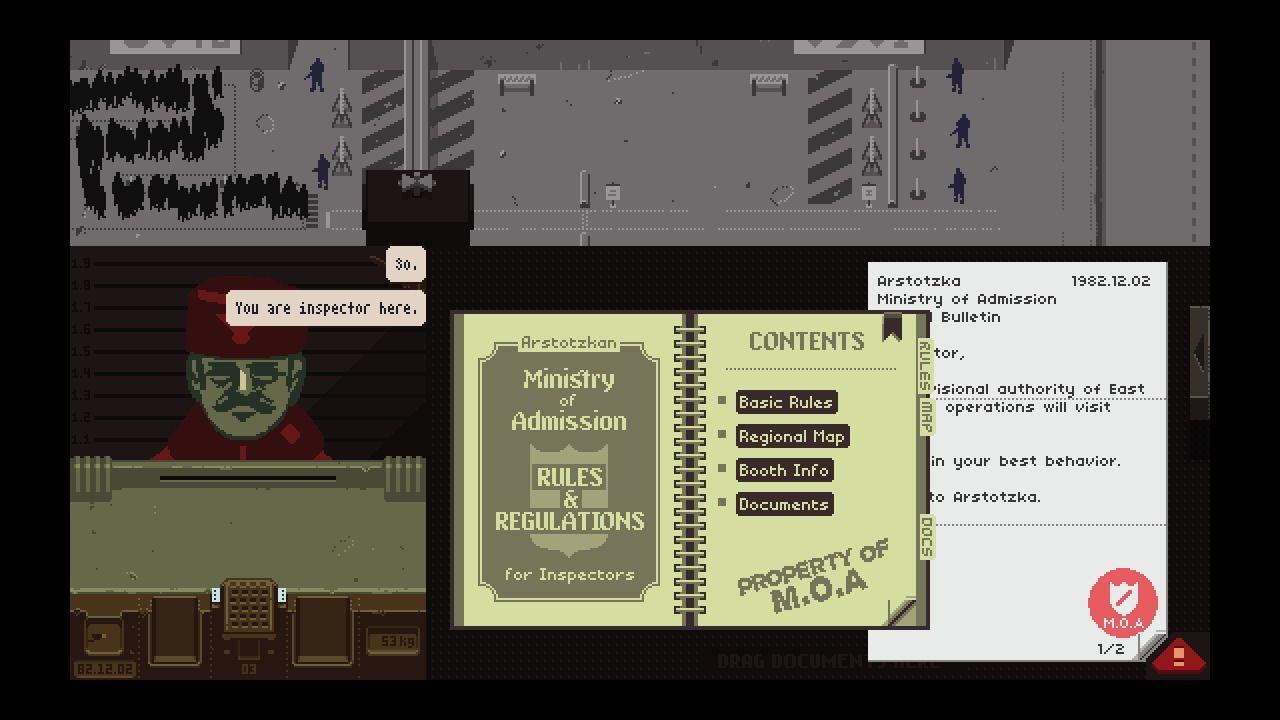 [22/03/2019] Papers, Please thematisiert die Arbeit eines fiktiven Grenzbeamten. Das Indie-Spiel stellt euch vor moralische Entscheidungen und schafft so mit einfachen Mitteln eine emotionale Verbindung.&nbsp;