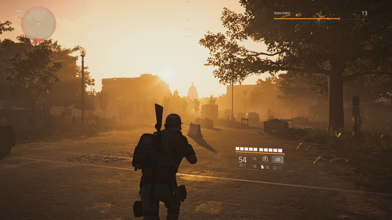 [15/03/2019] Die Szenerie in The Division 2 wäre noch viel schöner, wenn uns nicht pausenlos blaue Bohnen um die Ohren fliegen würden.