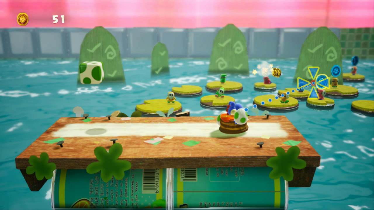 Eierschießen ist ein alter Hut in Yoshi-Spielen, im Switch-Ableger ballert ihr die bunten Eier aber nicht nur in vier, sondern in alle verfügbaren Richtungen.