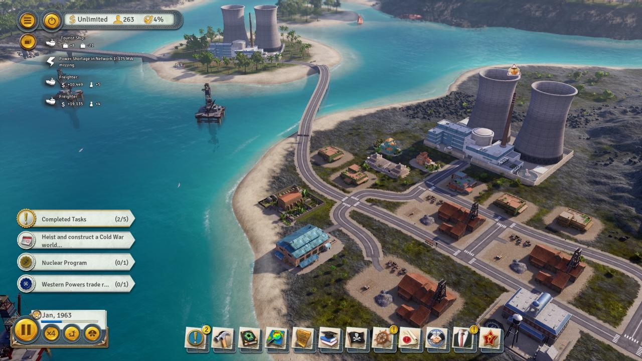 [29/03/2019] Einsteigerfreundlich: Sandbox-Karten eignen sich hervorragend dazu, mit allen Spielelementen zu experimentieren. Besonders stressfrei klappt das, wenn ihr die Staatskasse so konfiguriert, dass El Prez nie das Geld ausgeht.