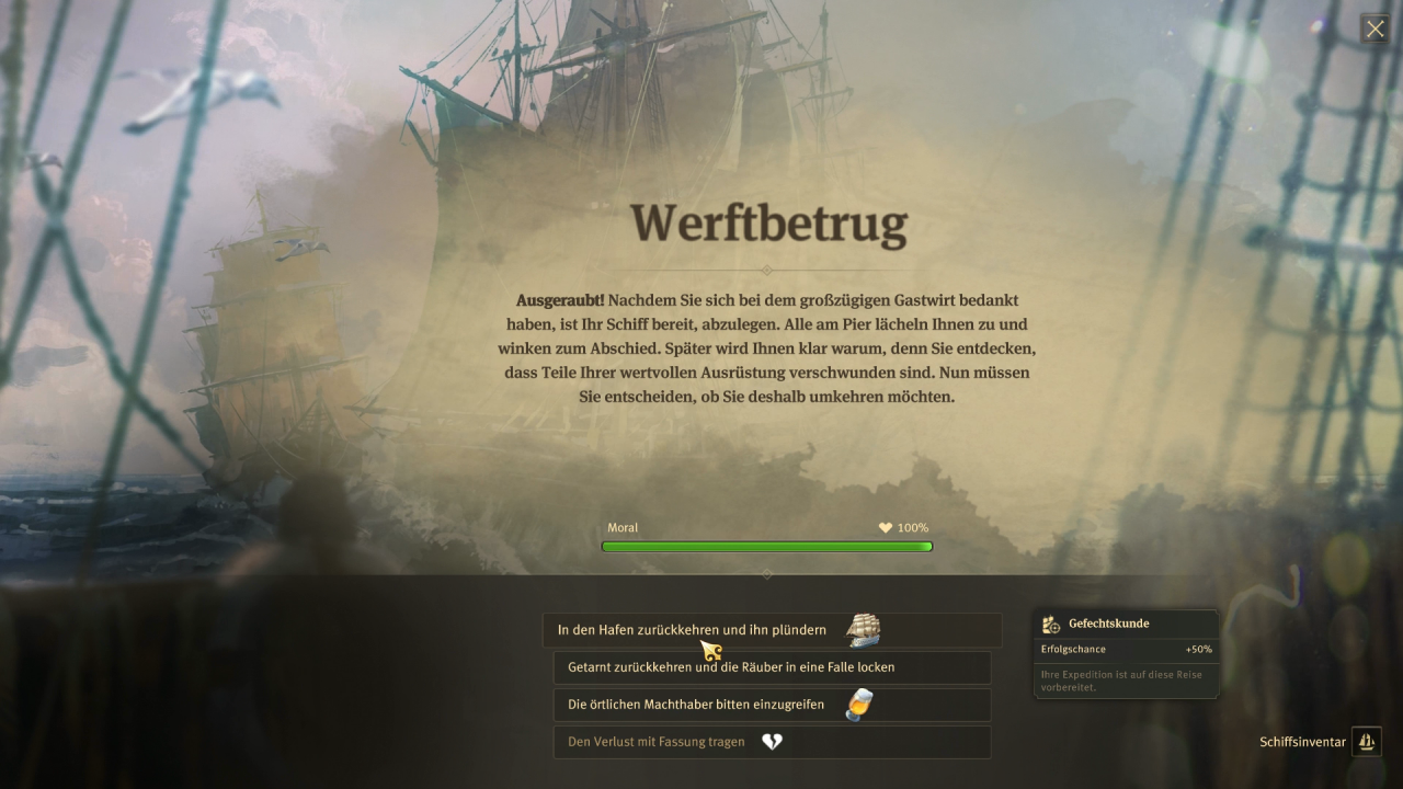 [18/04/2019] Die Ereignisse während der Expeditionen beginne sich sehr schnell zu wiederholen.&nbsp;