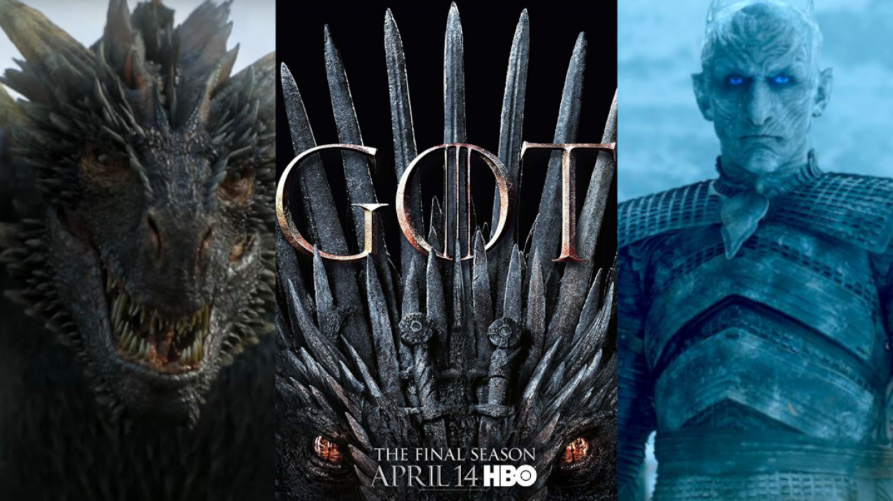 Szenenbilder und Plakat aus "Game Of Thrones" 