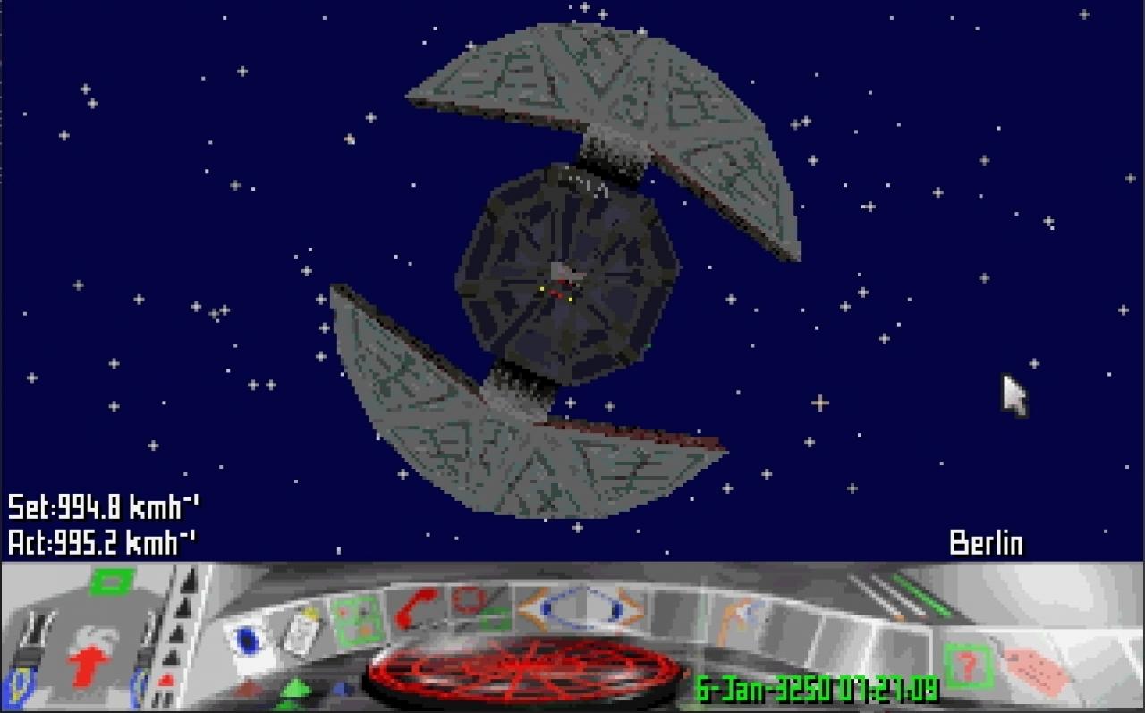 [26/04/2019] Die Orbitalstationen in First Encounters sehen deutlich komplexer aus als jene im Ur-Elite.