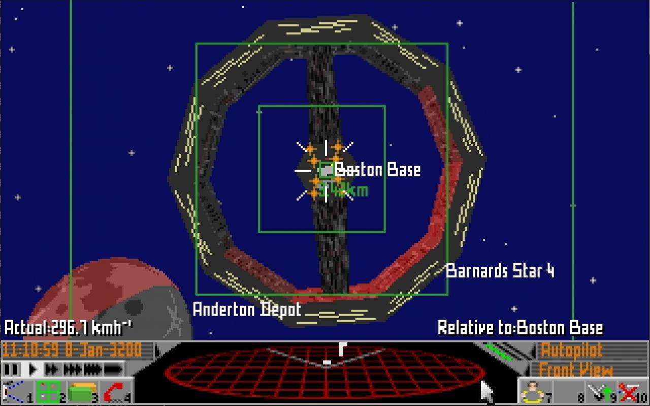 [26/04/2019] Das Design der Orbitalstationen erinnert seit Frontier: Elite 2 auch von der Form her an Stanley Kubricks Science-Fiction-Filmklassiker 2001: Odyssee im Weltraum.