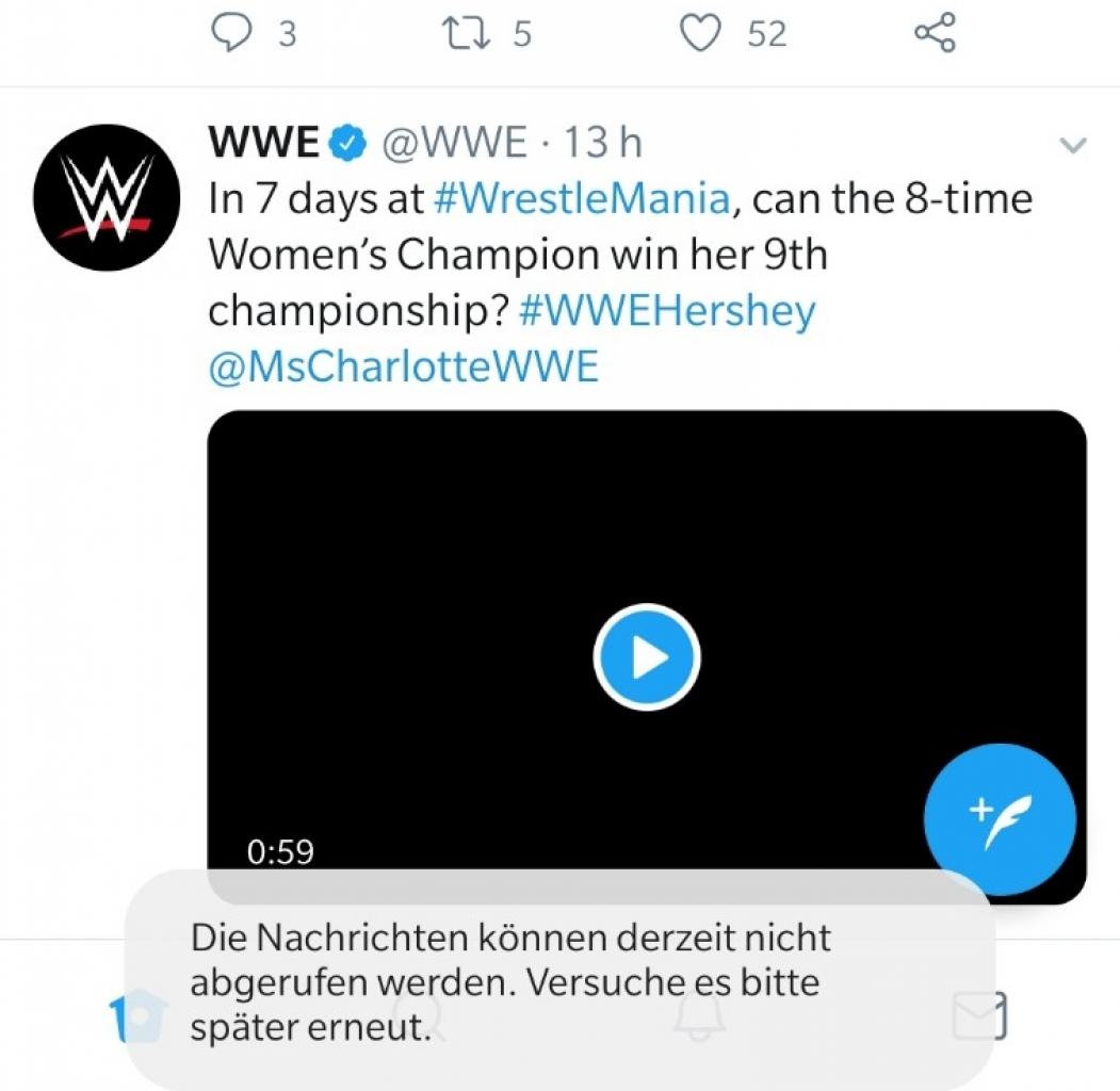 [01/04/2019] Ein Blick auf Twitter. Immer gern. Aber nicht mit gedrosselter Internetflat.