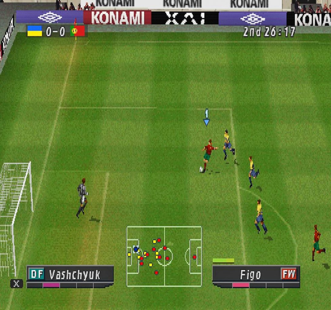 [01/05/2019] Der große FIFA-Konkurrent : Pro Evolution Soccer (2001).&nbsp;