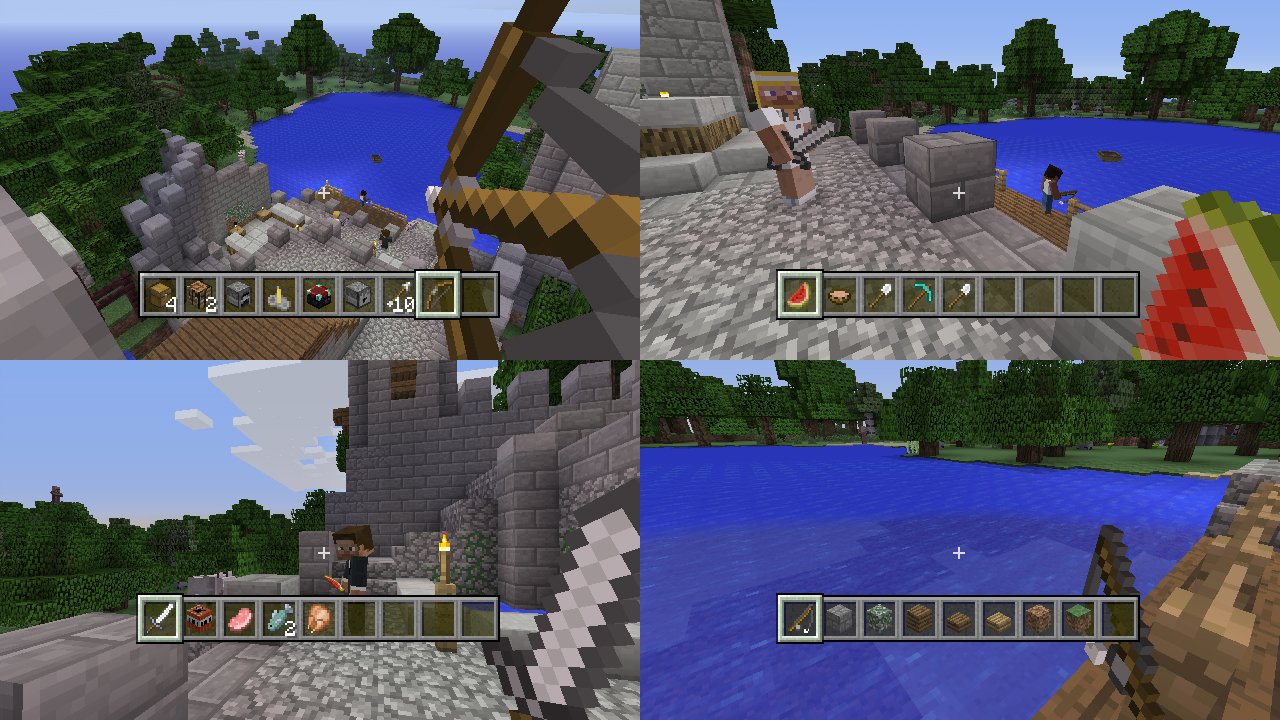 [10/05/2019] Zu viert baut man weniger allein: Die Konsolen-Editionen haben einen Vier-Spieler-Splitscreen-Modus an Bord. Dieser schränkt zwar die Übersicht ein, sorgt aber für gute Laune vor dem Fernseher.