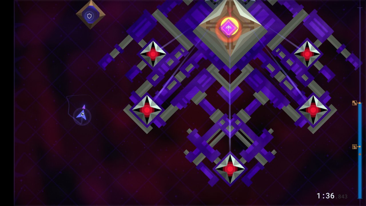 [19/06/2019] Mit jeder Phase gilt es, mehr Kerne zu zerstören, bevor wir das Auge des Bosses angreifen können.