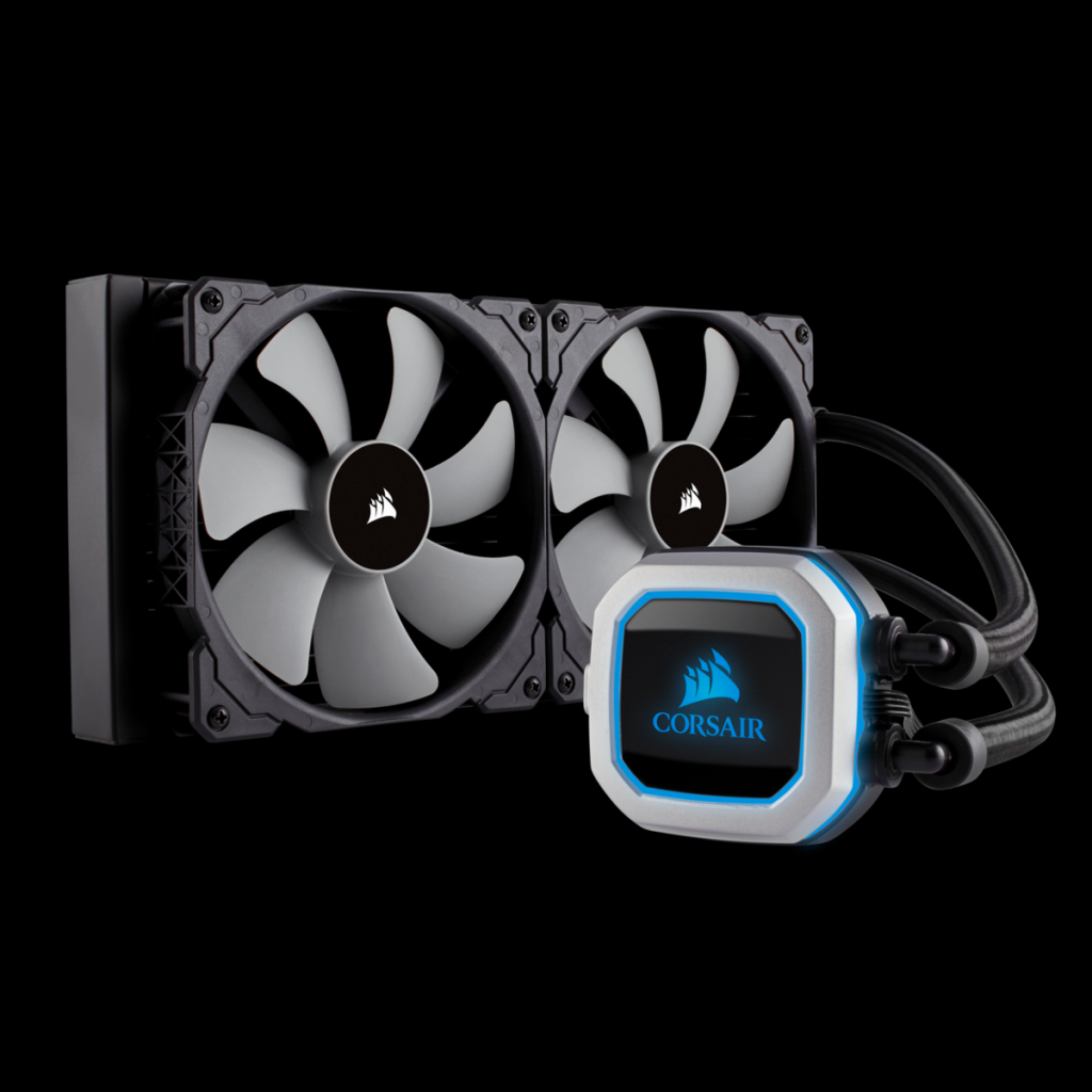 [27/06/2019] Corsair Hydro-Series H110i mit zwei 140mm-Lüftern - dazu muss das Gehäuse einen passenden Montageplatz für den Radiator haben.