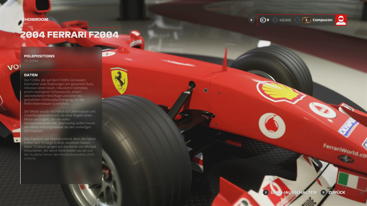 [25/06/2019] Infos zu älteren Formel-1-Boliden findet ihr im Showroom.