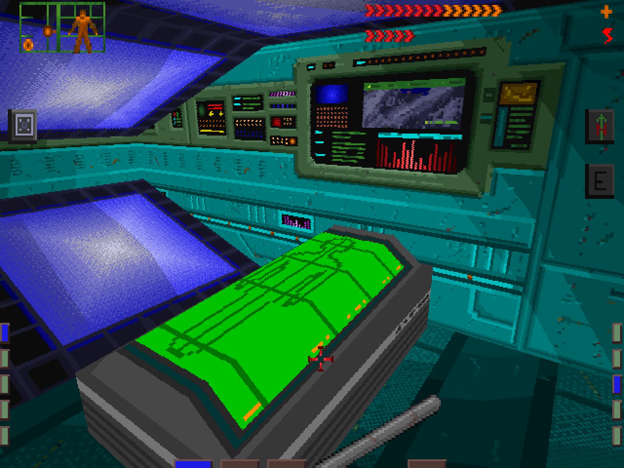 [07/06/2019] Nach einem Bildschirmtod wacht man in System Shock in diesen Wiederbelebungszellen wieder auf. Allerdings muss man diese zunächst aktivieren.