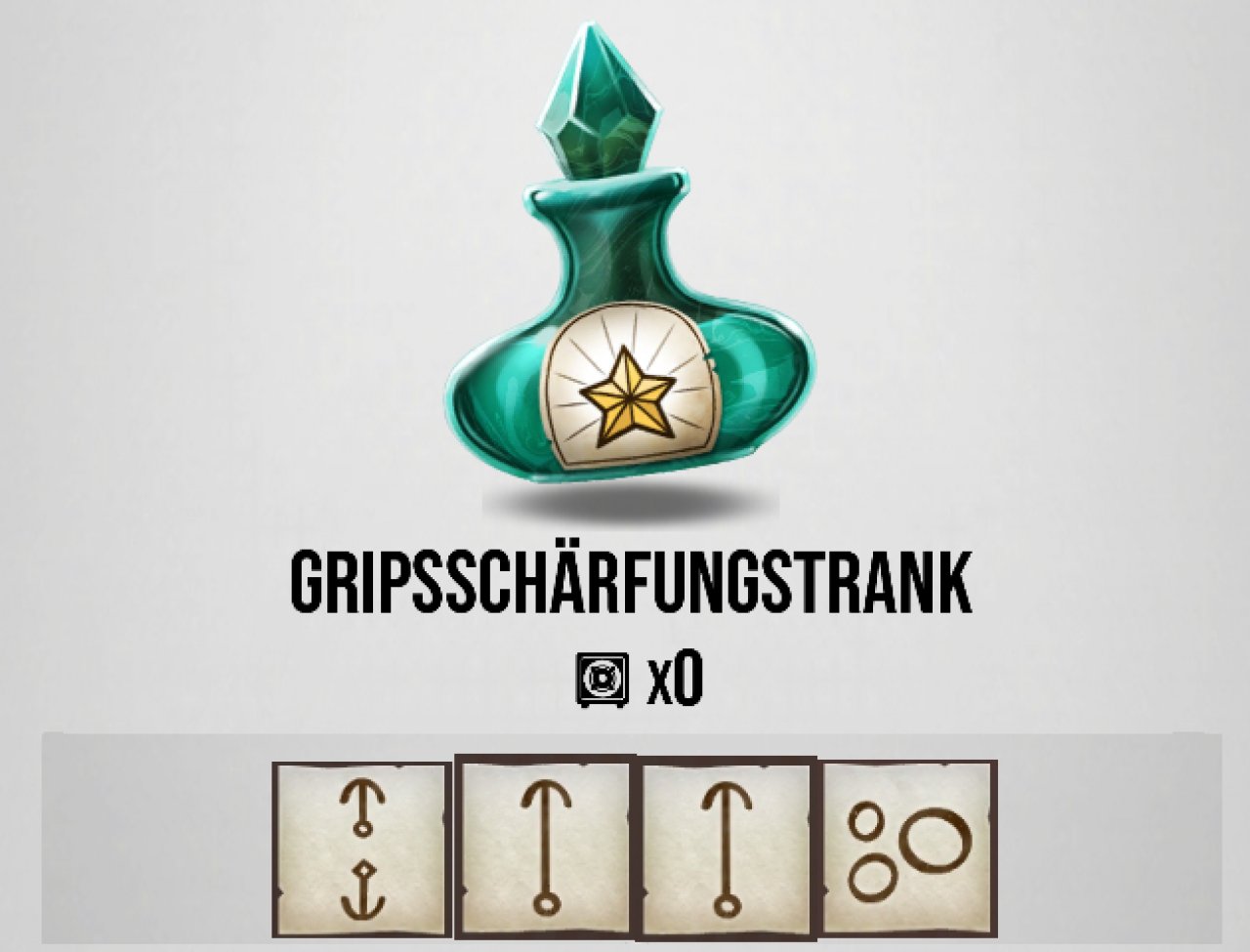 [03/07/2019] Gripsschärfungstrank (ab Stufe 15) - alle Gesten
